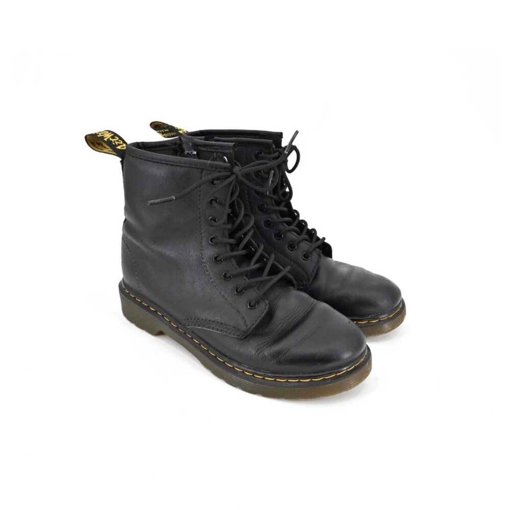 Dr. Martens Kids Black Lace-Up Boots